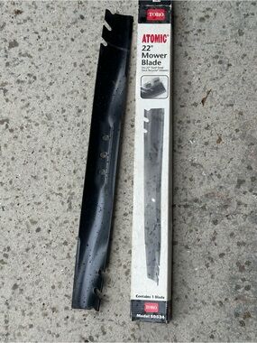 Atomic 22" Black Mower Blade - Replacement